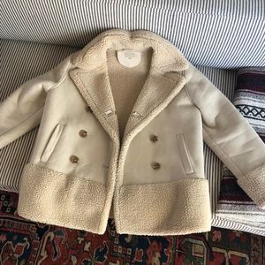 MOTHER Sherpa Jacket - Faux Shearling Coat size M